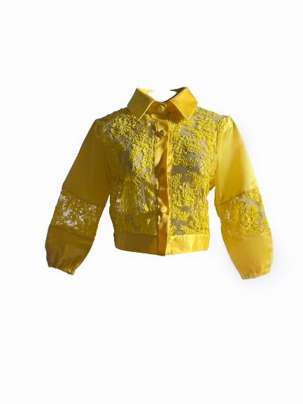 Vibrant Lace Blouse