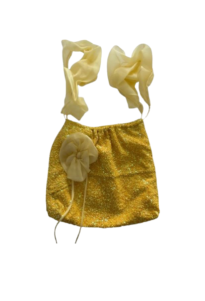 Sequin and Organza Handbag